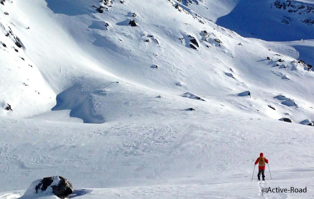 Freeride at the famous resort of La Grave with a professional guide