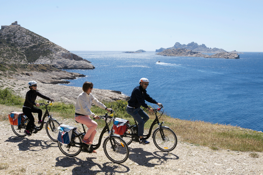Location de vélo électrique et visite de Marseille et de ses calanques