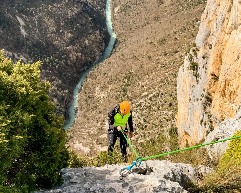 Discovery of climbing in the magnificent Verdon Gorges