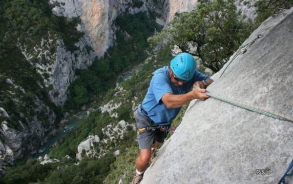 Via ferrata dans les gorges du Verdon