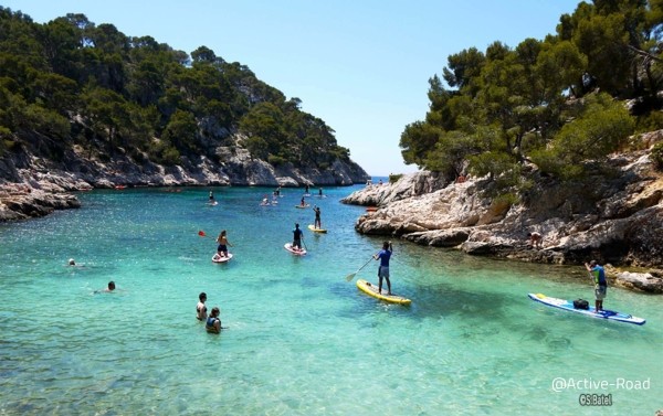 Trip by the sea and discover the creek of Port pin, Cassis