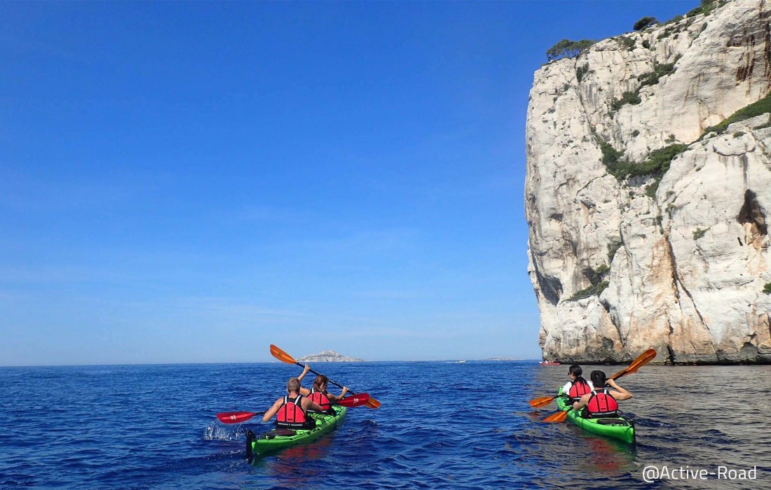 Location et journée Canoë Kayak autour des îles des Calanques de