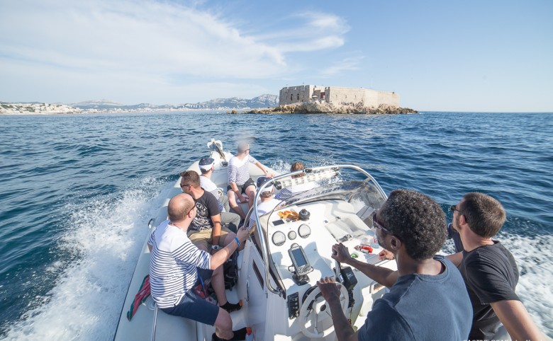 Raid zodiac et événement team building sur les îles de Marseille