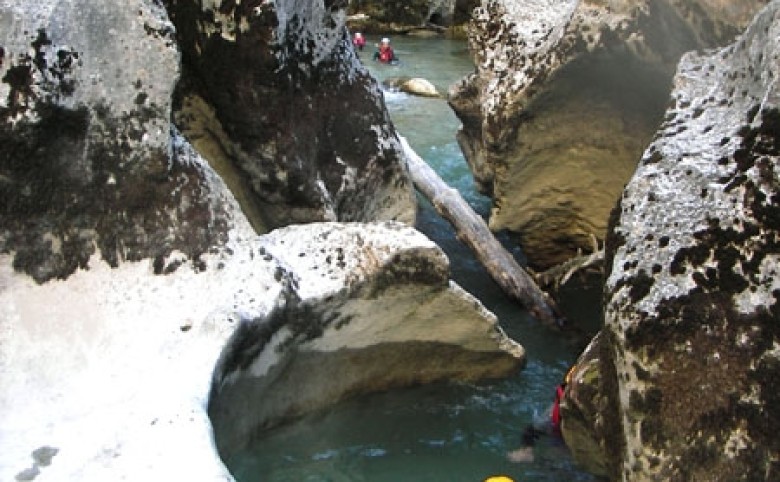 Initiation au canyoning et nage dans les gorge du Verdon