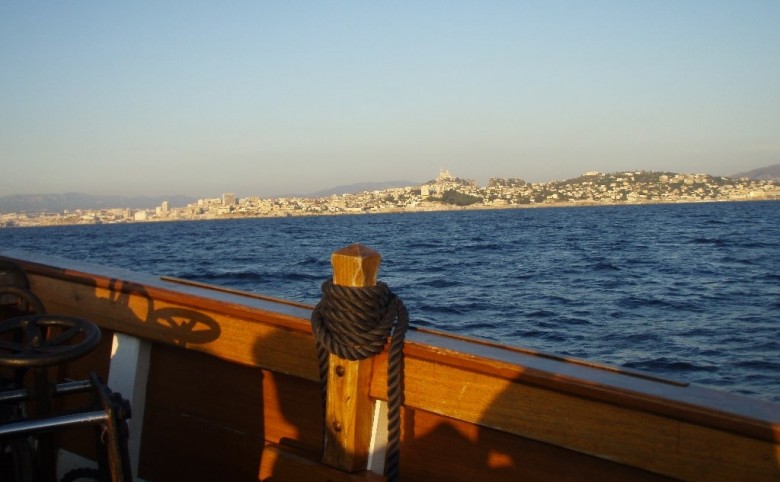 sunset ride at sea Marseille