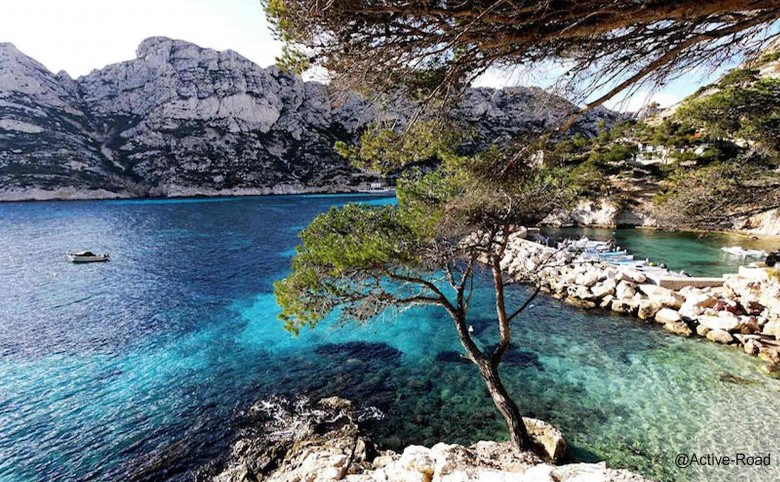 sormiou depuis les cabanons de Marseille